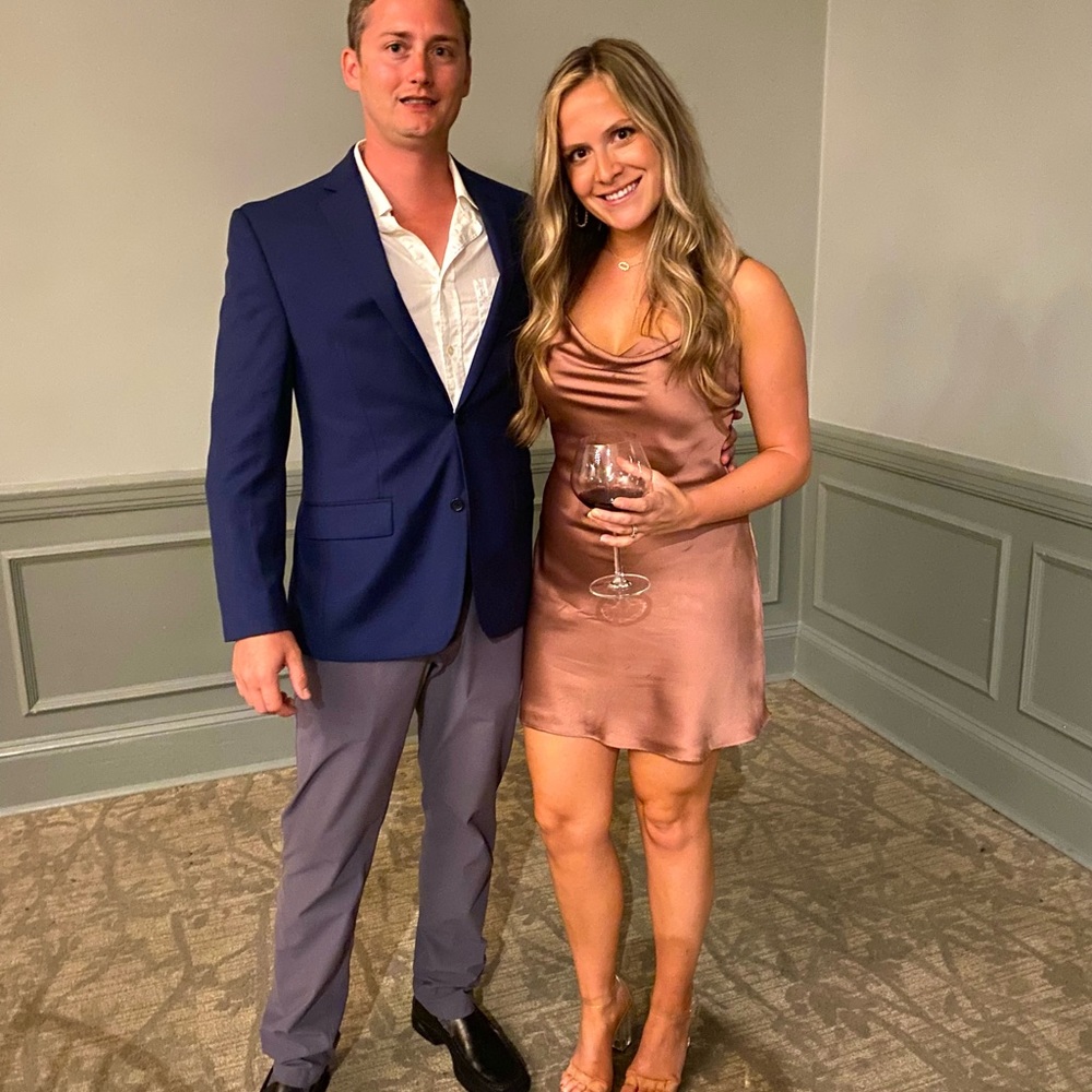 Abercrombie and Fitch Cowlneck Slip Mini Dress